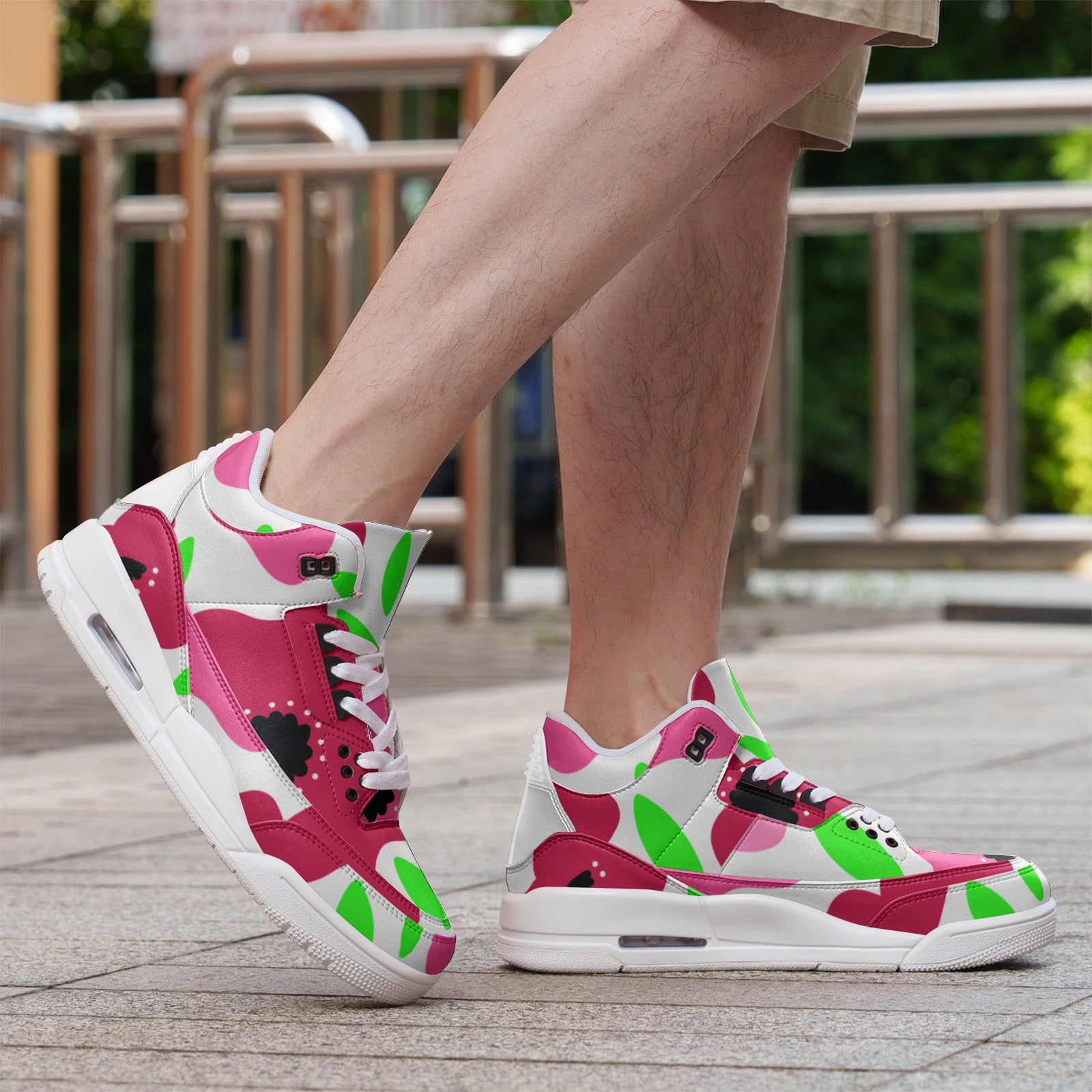 Unisex Non Slip Sneakers Lace Up Fashion Shoes