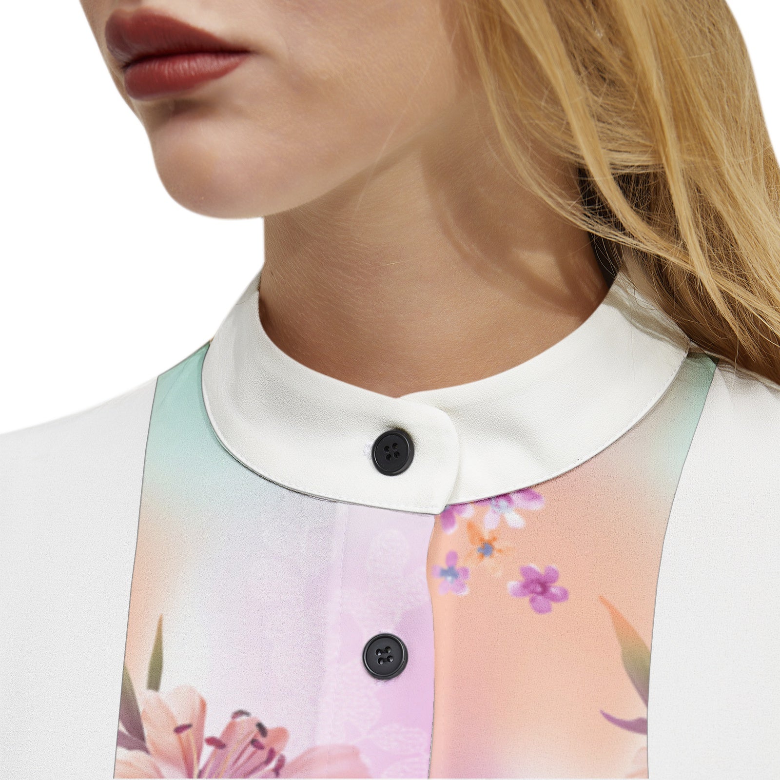 Long Sleeve Button Up Casual Shirt Top